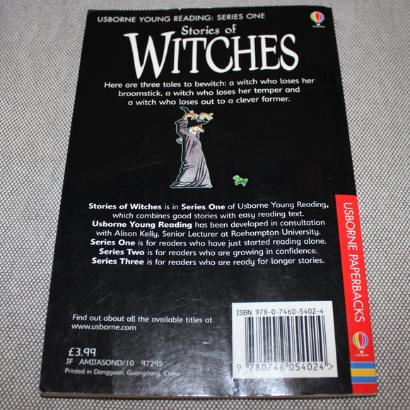 FREE*❤️Usborne Young Reading STORIES OF WITCHES book Christopher Rawson - Picture 2 of 2